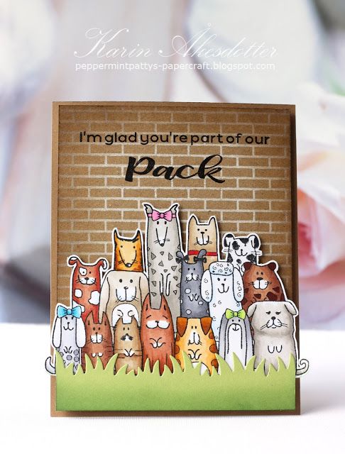 PICKET FENCE STUDIOS - Part of the Pack Clear Stamps  - 2