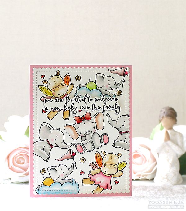 PICKET FENCE STUDIOS -Jungle Babies Clear Stamps - 4