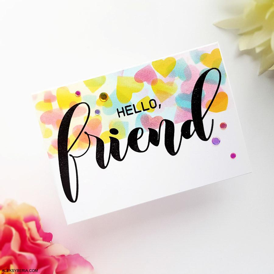 ALTENEW -Love Letters Stamp Set - 6