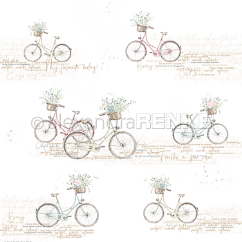 ALEXANDRA RENKE -Design paper 'Flower bicycles'