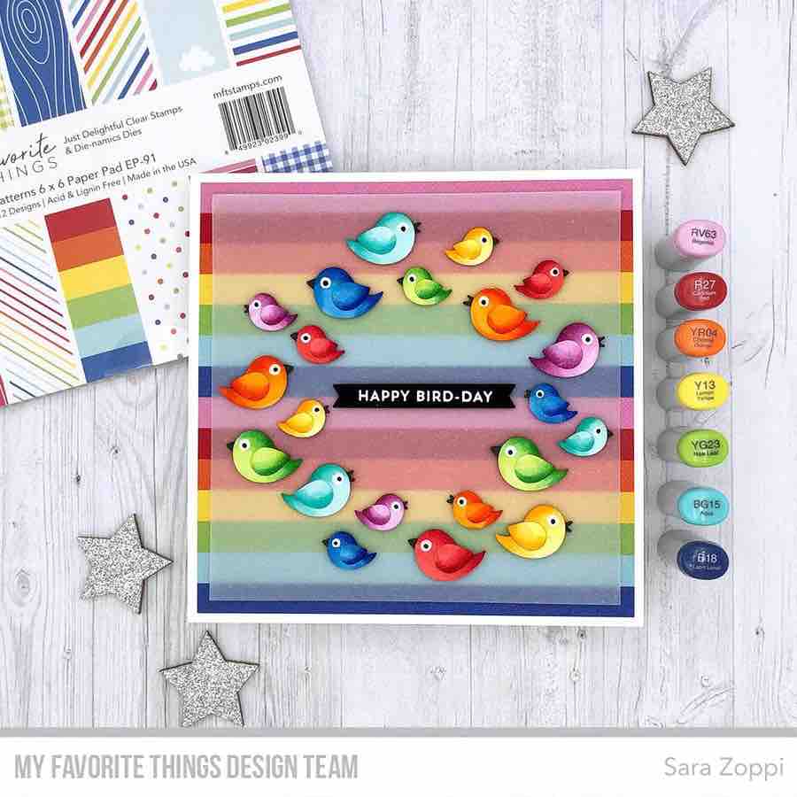 MY FAVORITE THINGS -Happy Patterns Paper Pad - 10