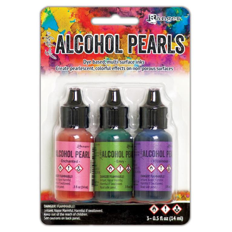 RANGER -Tim Holtz Alcohol Ink Pearls Kits 3/Pkg - Kit 3