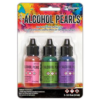 RANGER -Tim Holtz Alcohol Ink Pearls Kits 3/Pkg - Kit 3