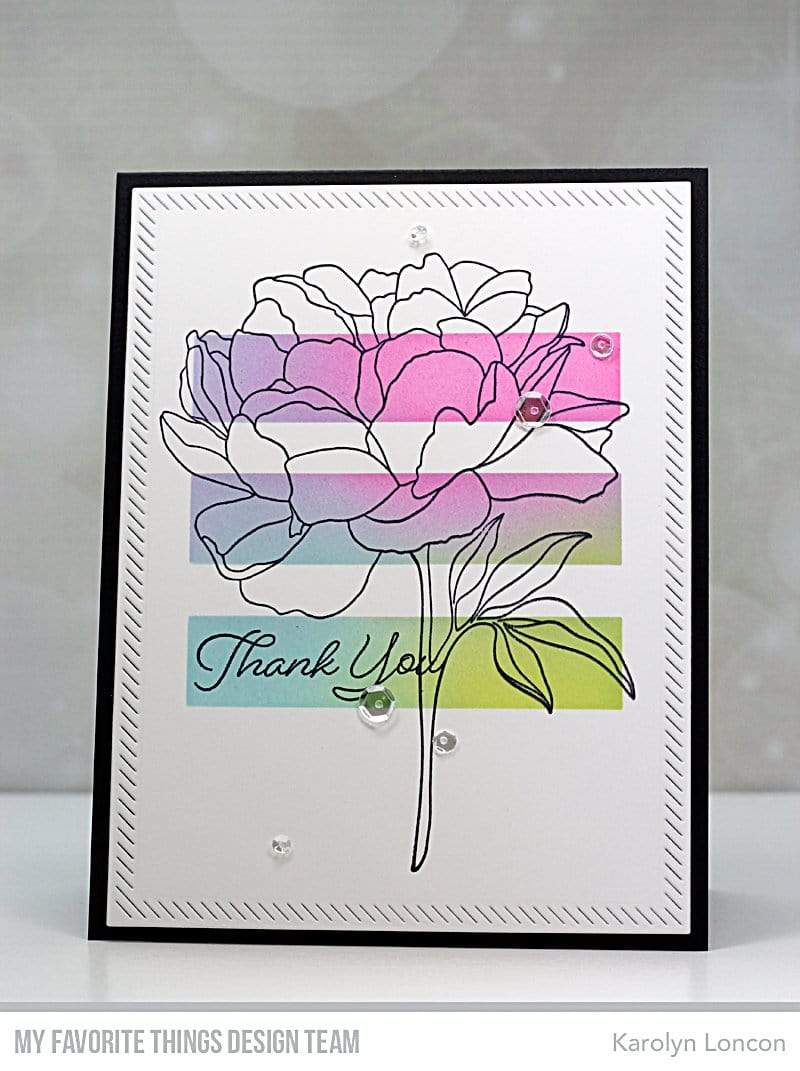 MY FAVORITE THINGS -Rectangle Trio Stencil - 5