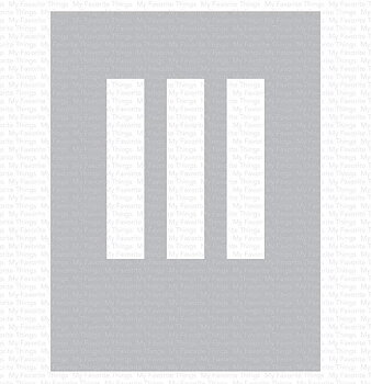 MY FAVORITE THINGS -Rectangle Trio Stencil