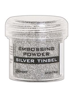   RANGER EMBOSSING POWDERS SILVER TINSEL 