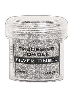  RANGER  EMBOSSING POWDERS SILVER TINSEL  