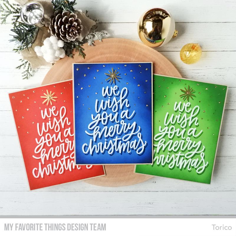 MY FAVORITE THINGS-Snowfall - Vertical Stencil - 2