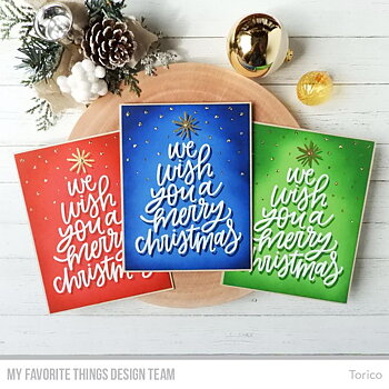 MY FAVORITE THINGS-Snowfall - Vertical Stencil
