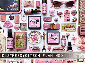 RANGER Tim Holtz Distress Spray Stain Kitsch Flamingo