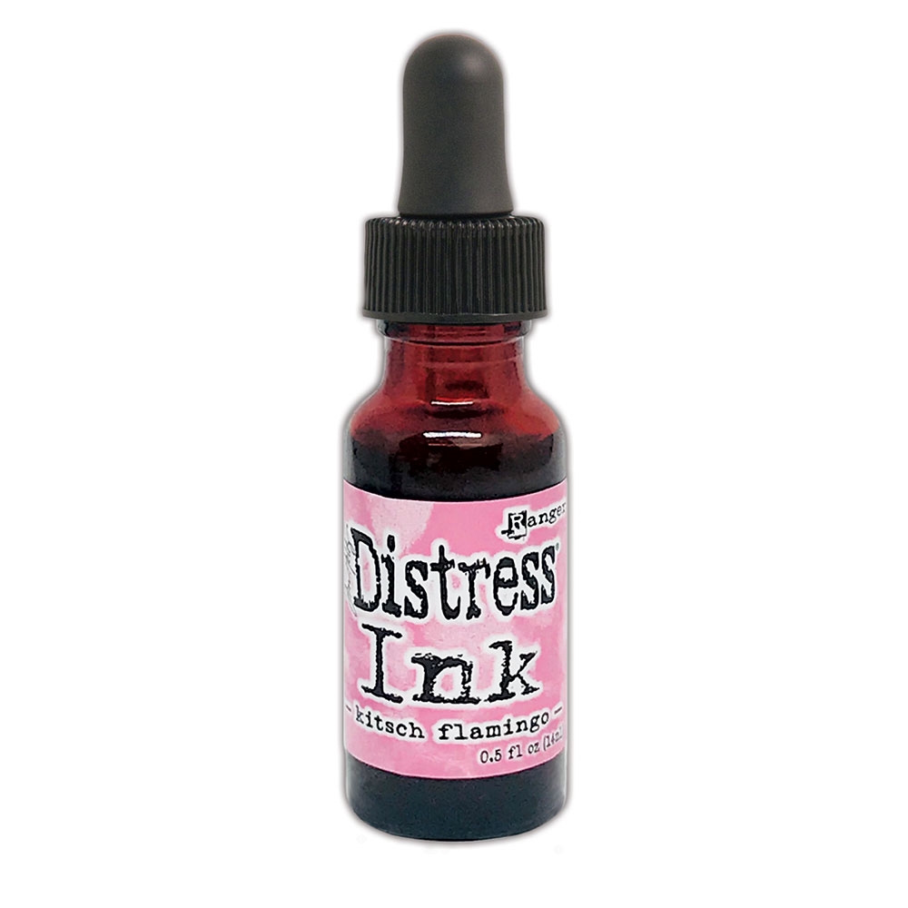 RANGER Tim Holtz  Distress Ink Pad Re-Inker Kitsch Flamingo