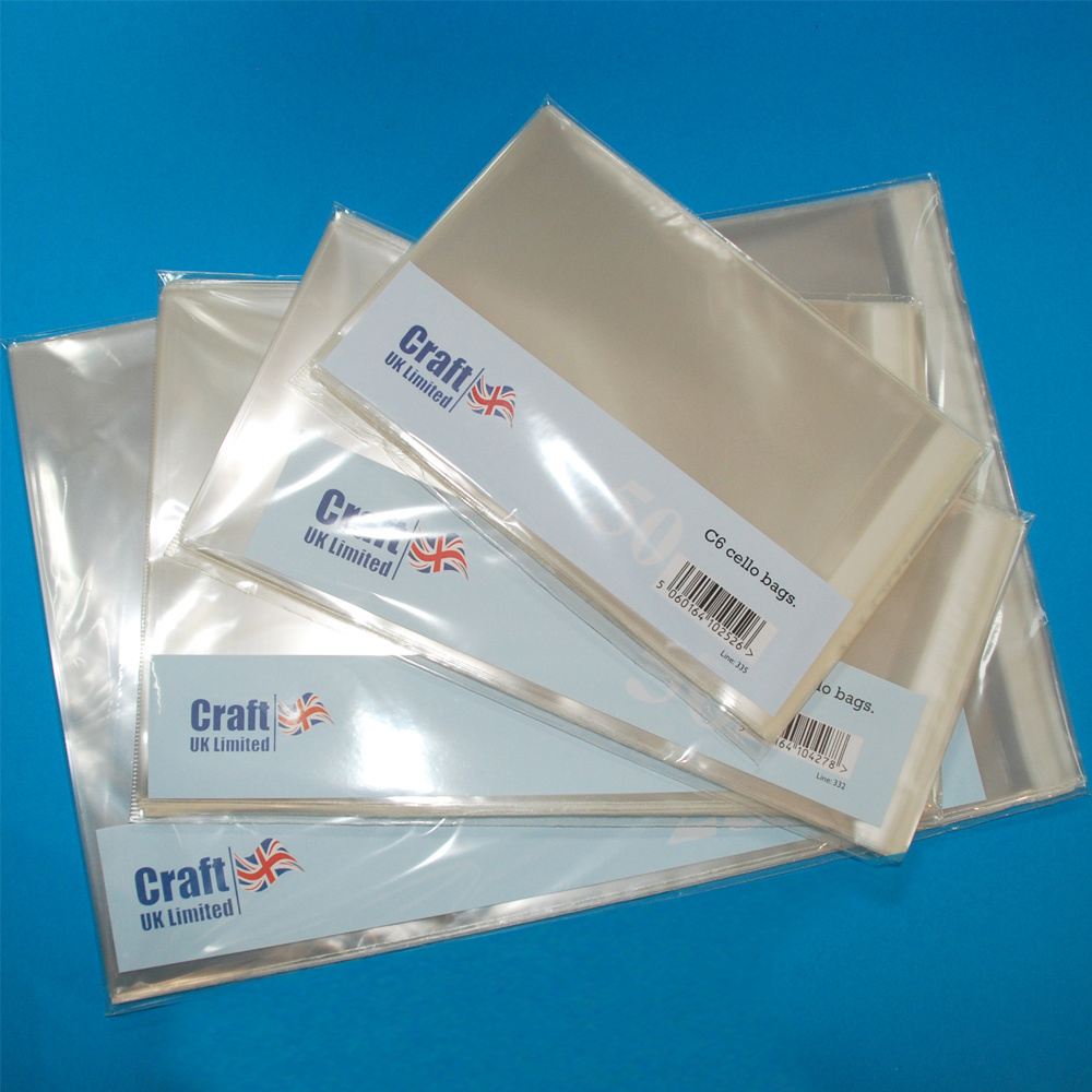 Craft UK Cello Bags 5x7 Inch 