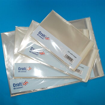 Craft UK Cello Bags 5x7 Inch 