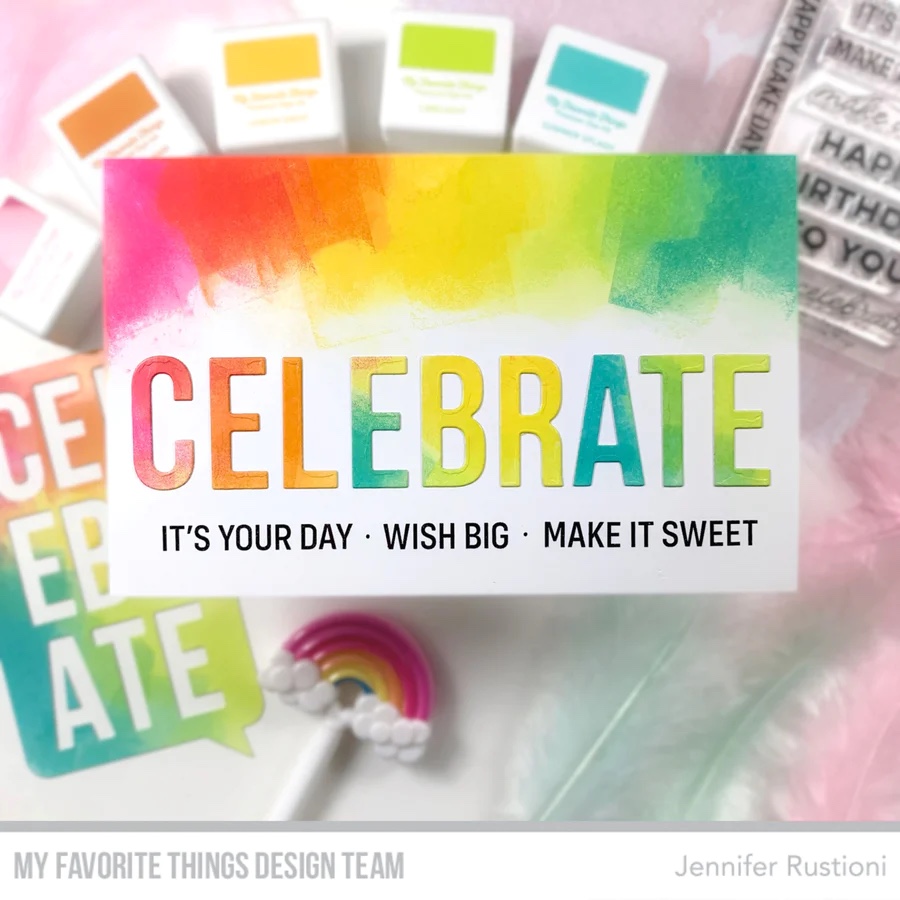 MY FAVORITE THINGS- Celebrate Speech Bubble Die-namics - 10