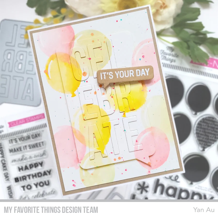 MY FAVORITE THINGS- Celebrate Speech Bubble Die-namics - 8