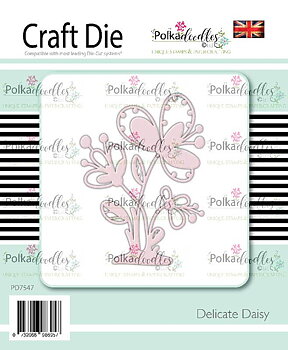 Polkadoodles- Delicate Daisy Die  
