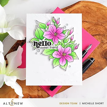 ALTENEW -Sweet Jasmine Stamp Set