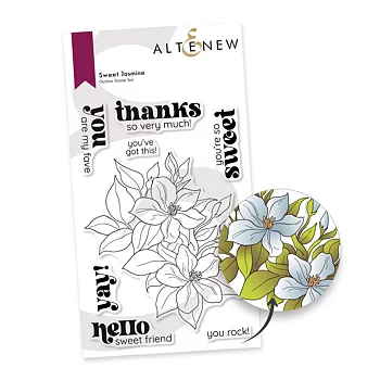 ALTENEW -Sweet Jasmine Stamp Set