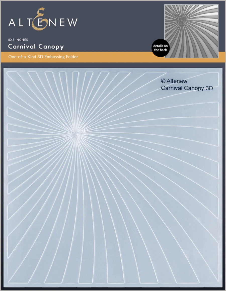 ALTENEW -Carnival Canopy 3D Embossing Folder