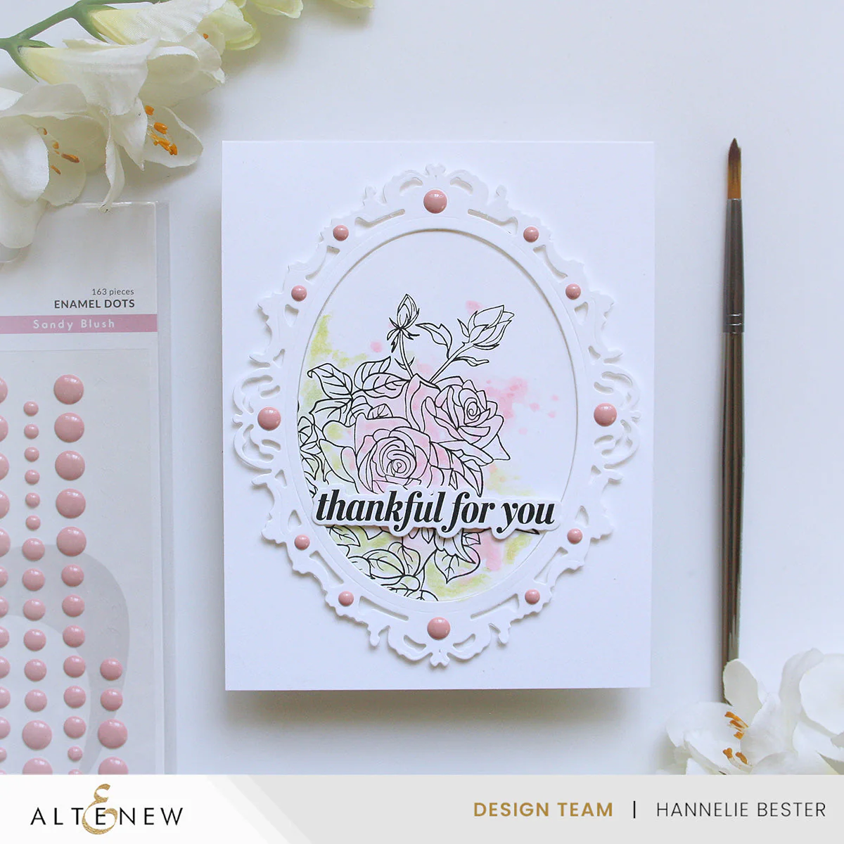 ALTENEW-Sandy Blush Enamel Dots - 3