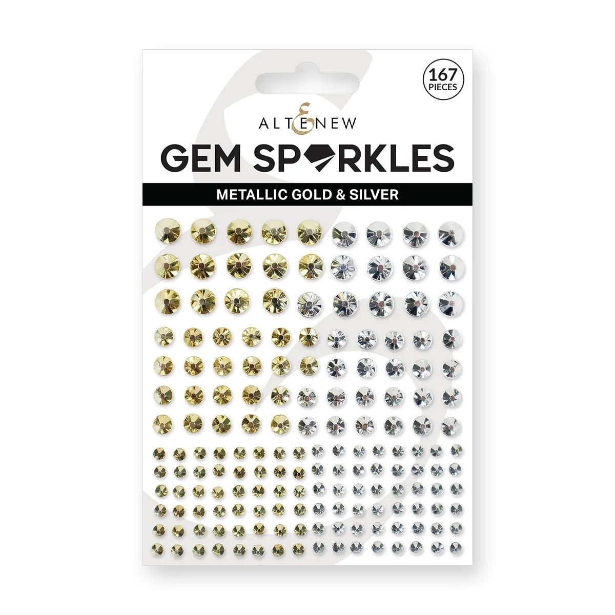 ALTENEW-Metallic Gold & Silver Gem Sparkles