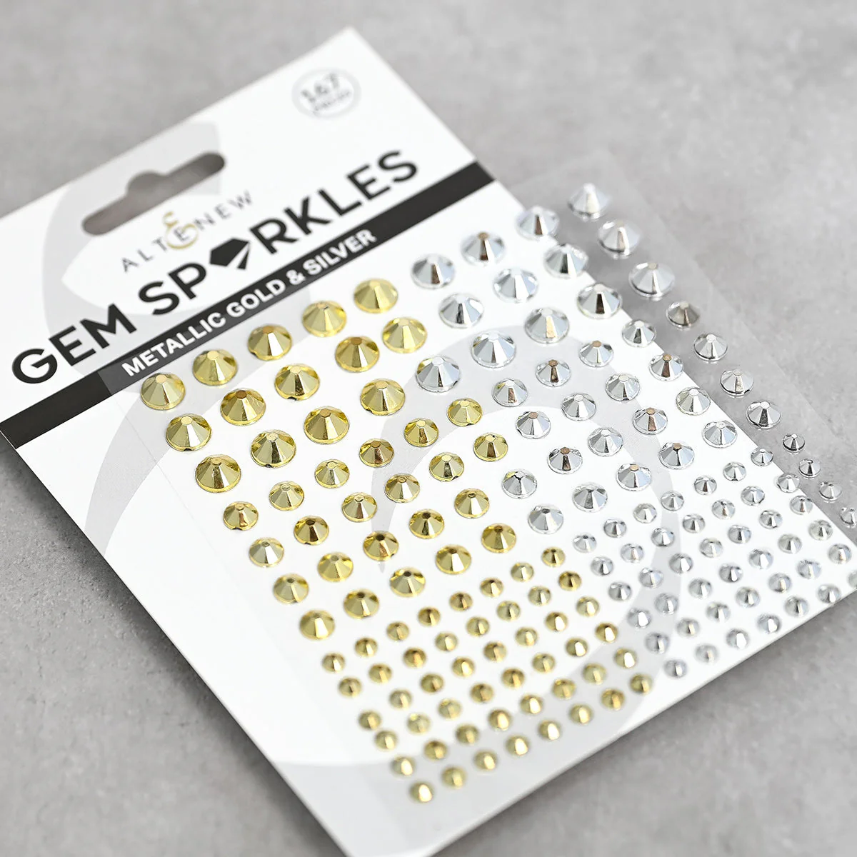 ALTENEW-Metallic Gold & Silver Gem Sparkles - 3