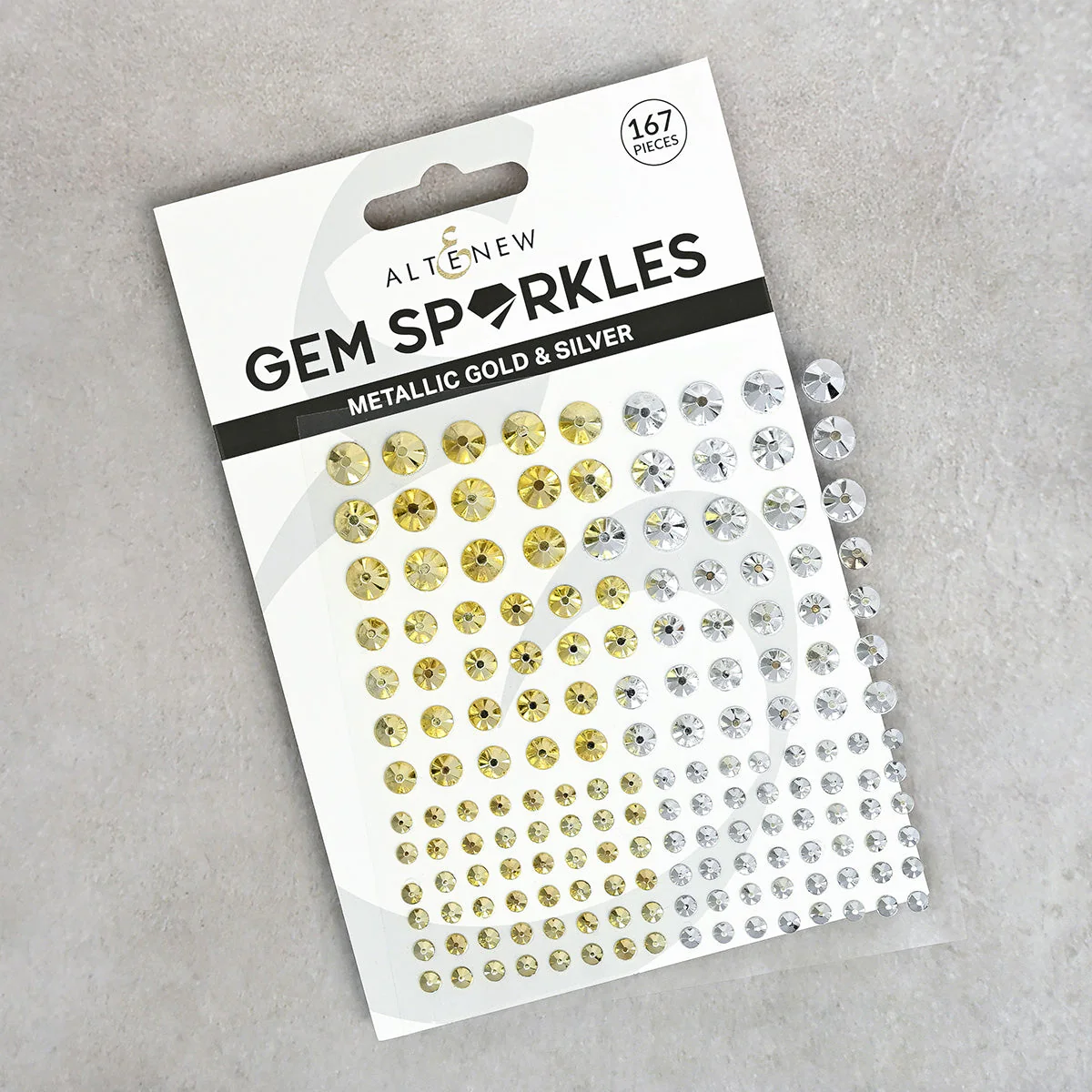 ALTENEW-Metallic Gold & Silver Gem Sparkles - 2