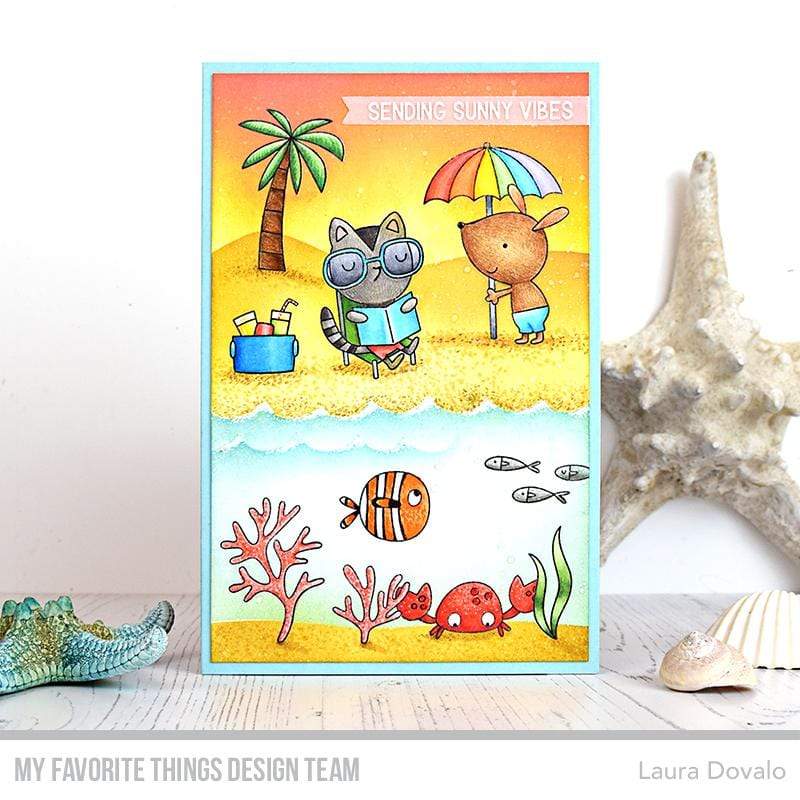MY FAVORITE THINGS -Ocean Motion Stencil - 5