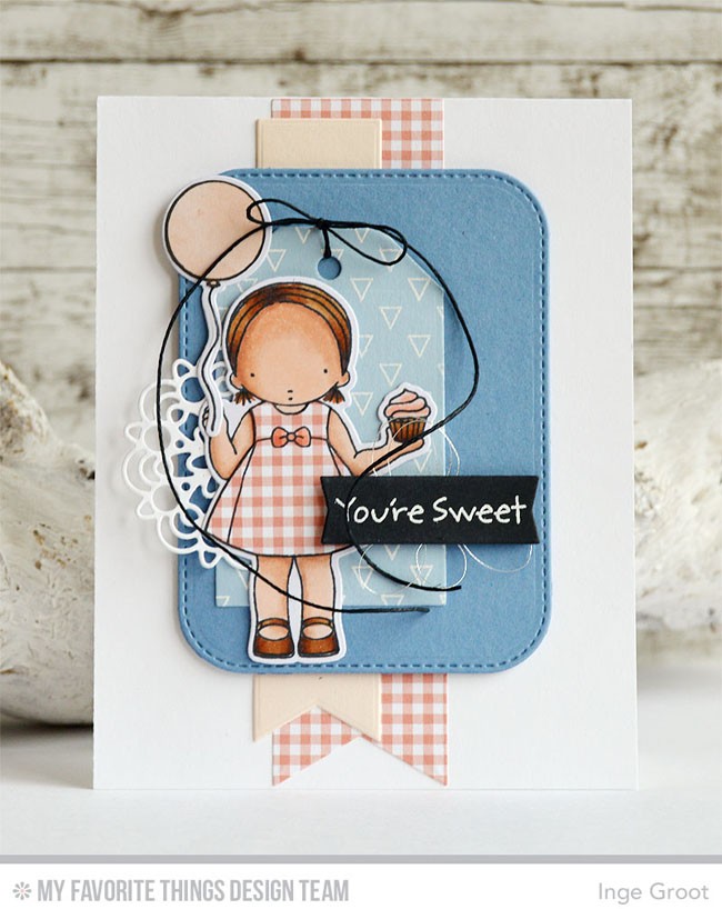 MY FAVORITE THINGS  -PI Cupcake Day Stamp & Die Set - 9