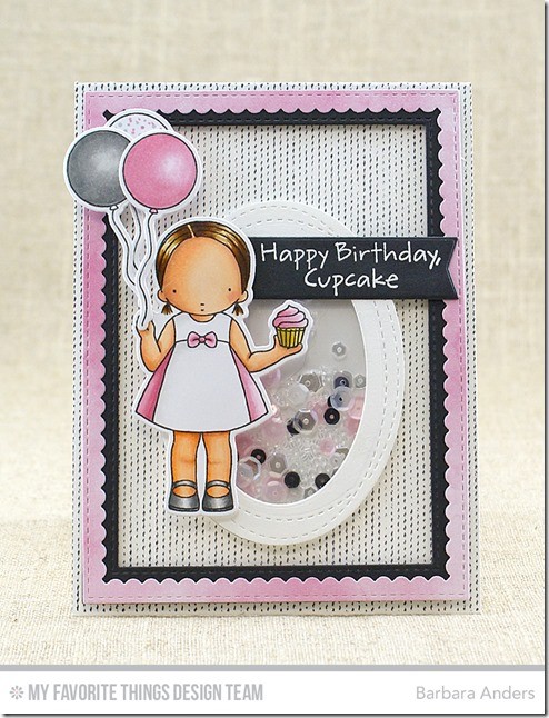 MY FAVORITE THINGS  -PI Cupcake Day Stamp & Die Set - 6