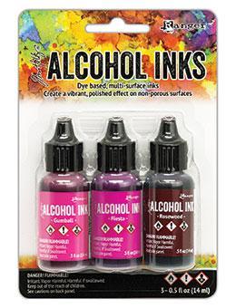 RANGER -Tim Holtz Alcohol Ink Kit - Pink/Red Spectrum 