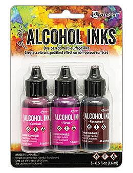 RANGER -Tim Holtz Alcohol Ink Kit - Pink/Red Spectrum 