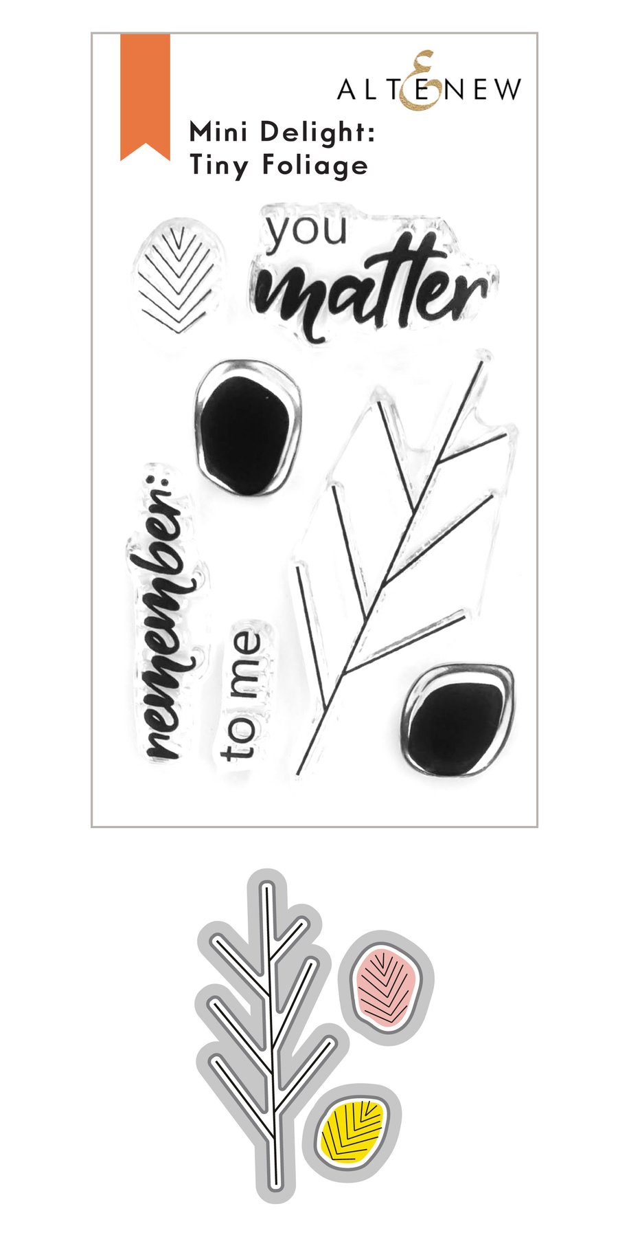 ALTENEW -Mini Delight: Tiny Foliage Stamp & Die Set