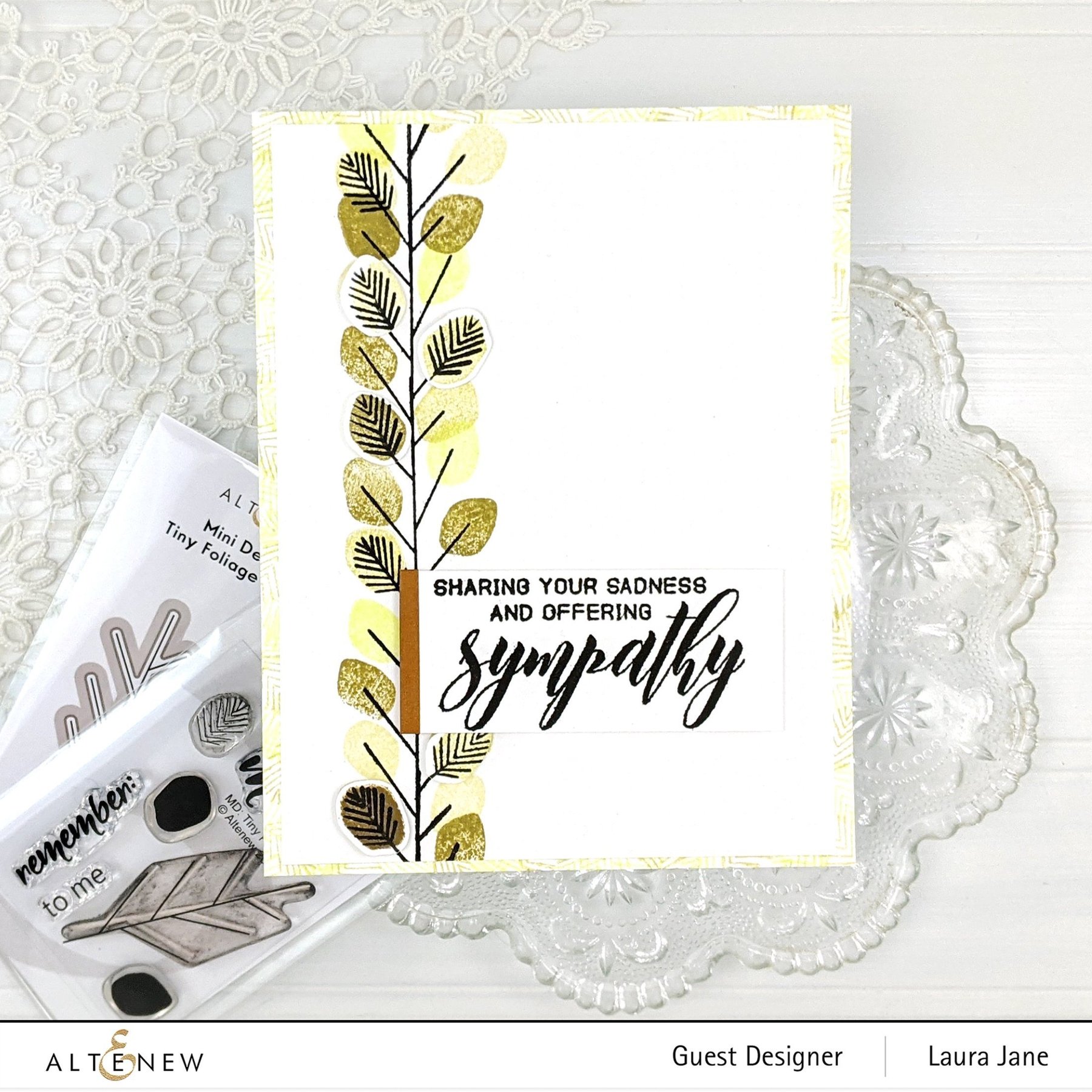 ALTENEW -Mini Delight: Tiny Foliage Stamp & Die Set - 6