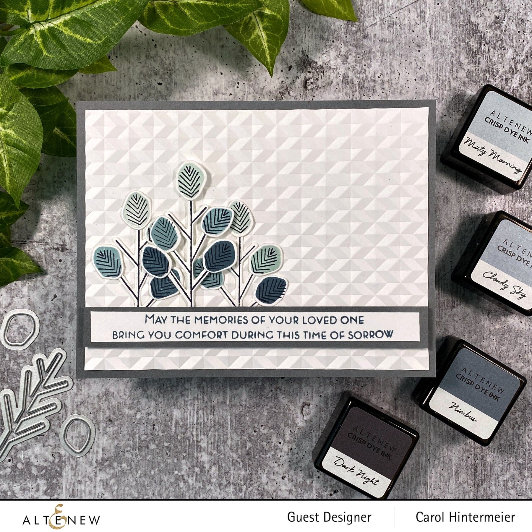 ALTENEW -Mini Delight: Tiny Foliage Stamp & Die Set - 4
