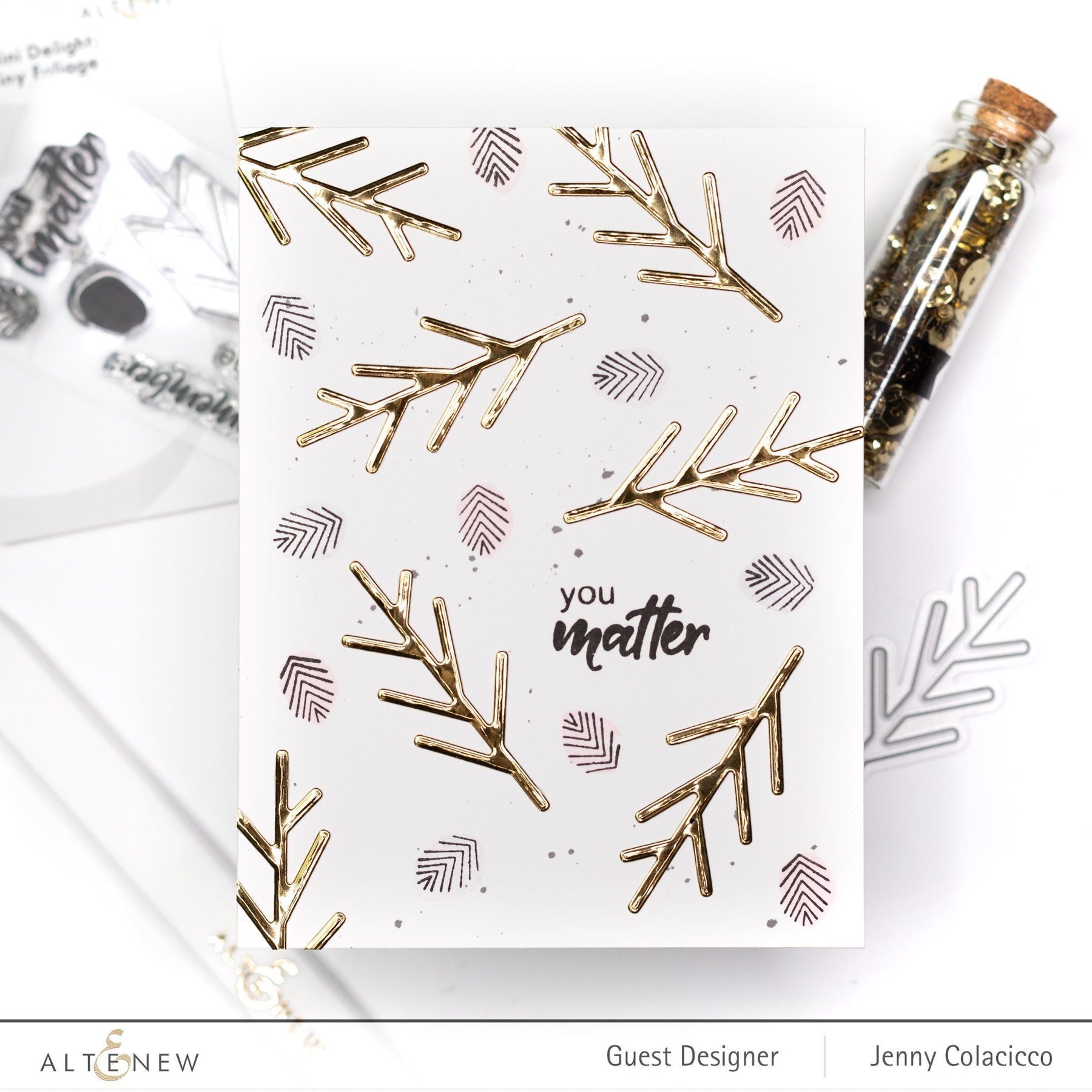 ALTENEW -Mini Delight: Tiny Foliage Stamp & Die Set - 2