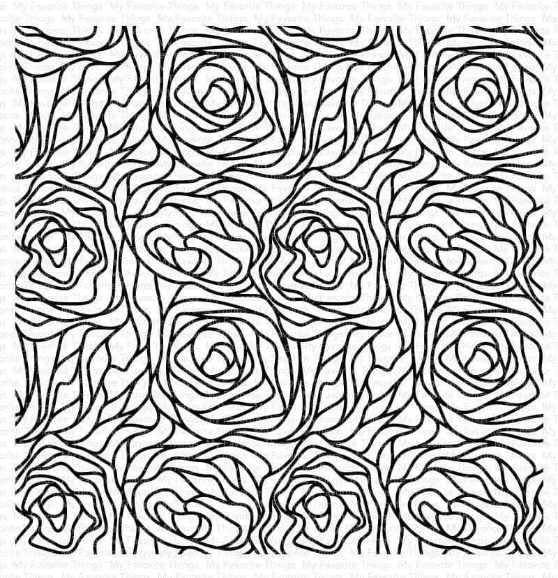 My Favorite Things -Abstract Roses Background