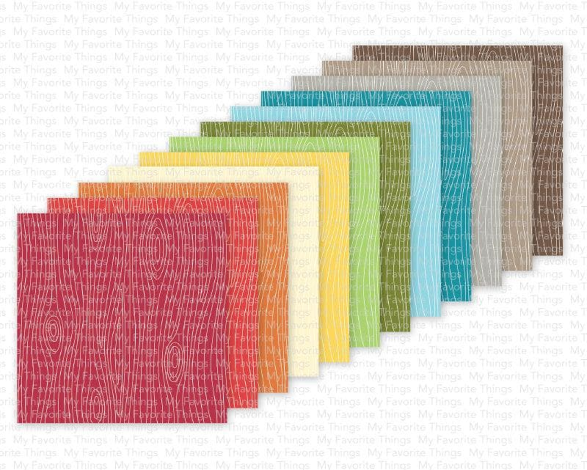 MY FAVORITE THINGS -Woodgrain Whimsy Paper Pad - 2