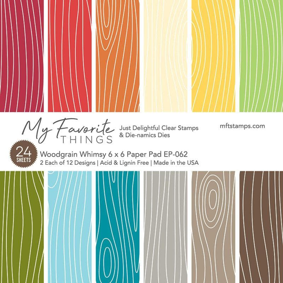 MY FAVORITE THINGS -Woodgrain Whimsy Paper Pad