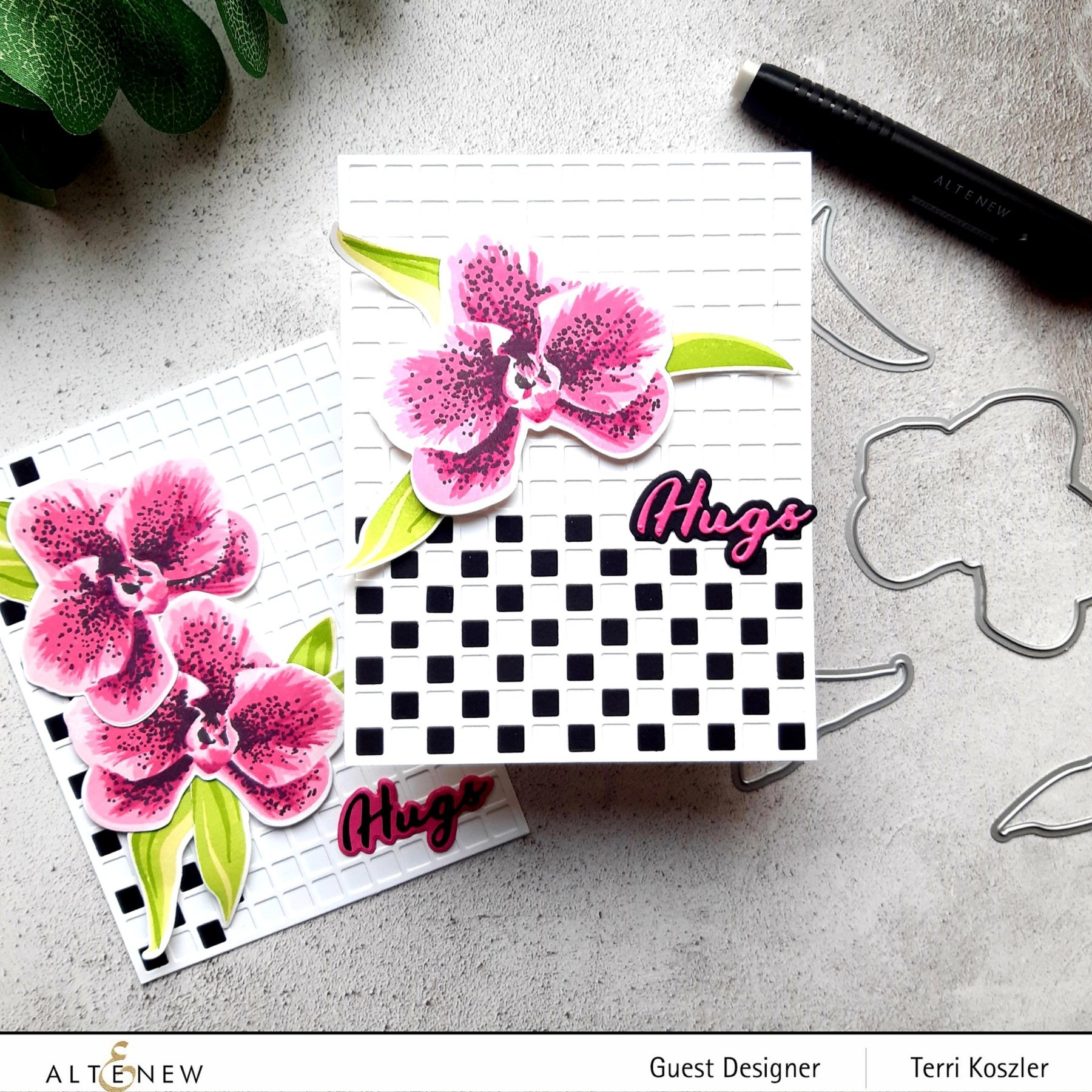 ALTENEW -Simple Greetings Die Set - 13