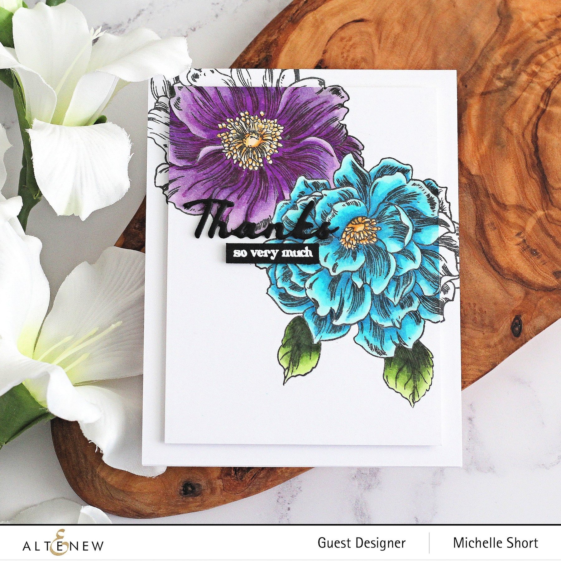 ALTENEW -Simple Greetings Die Set - 9