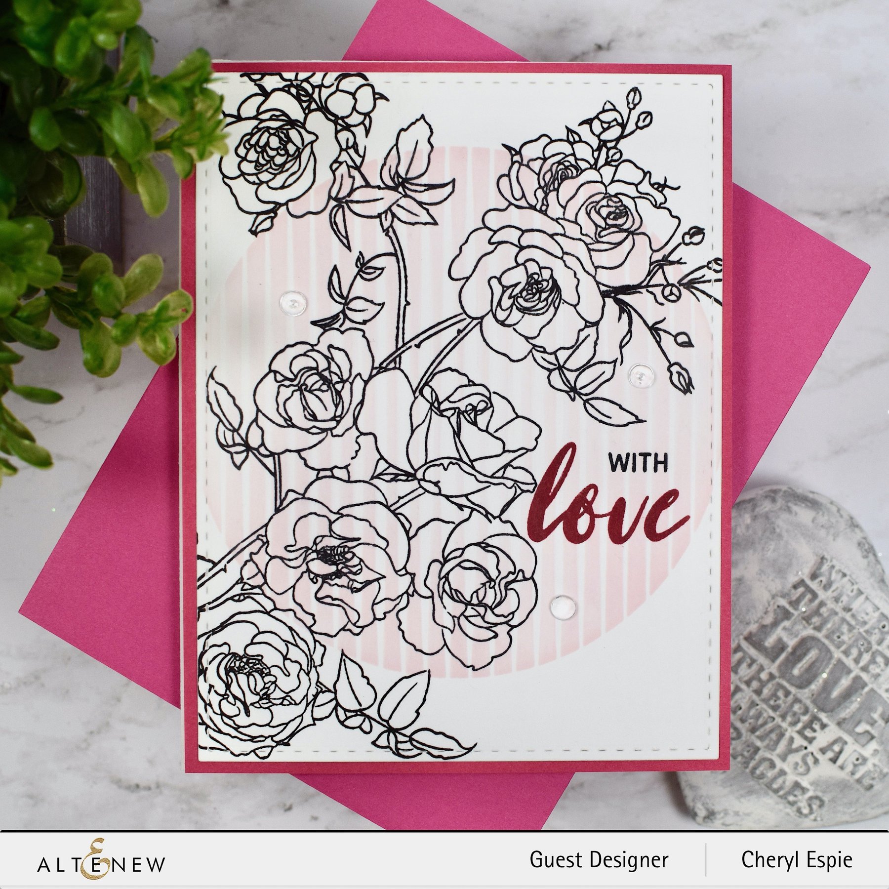 ALTENEW -Simple Greetings Die Set - 5