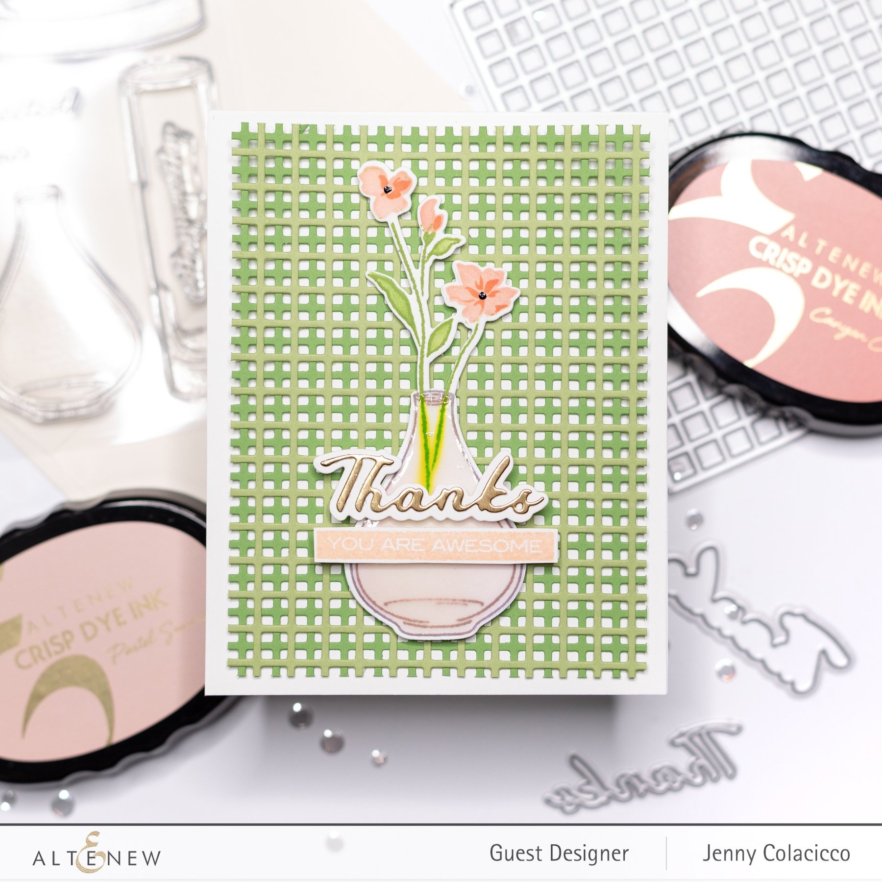 ALTENEW -Simple Greetings Die Set - 6