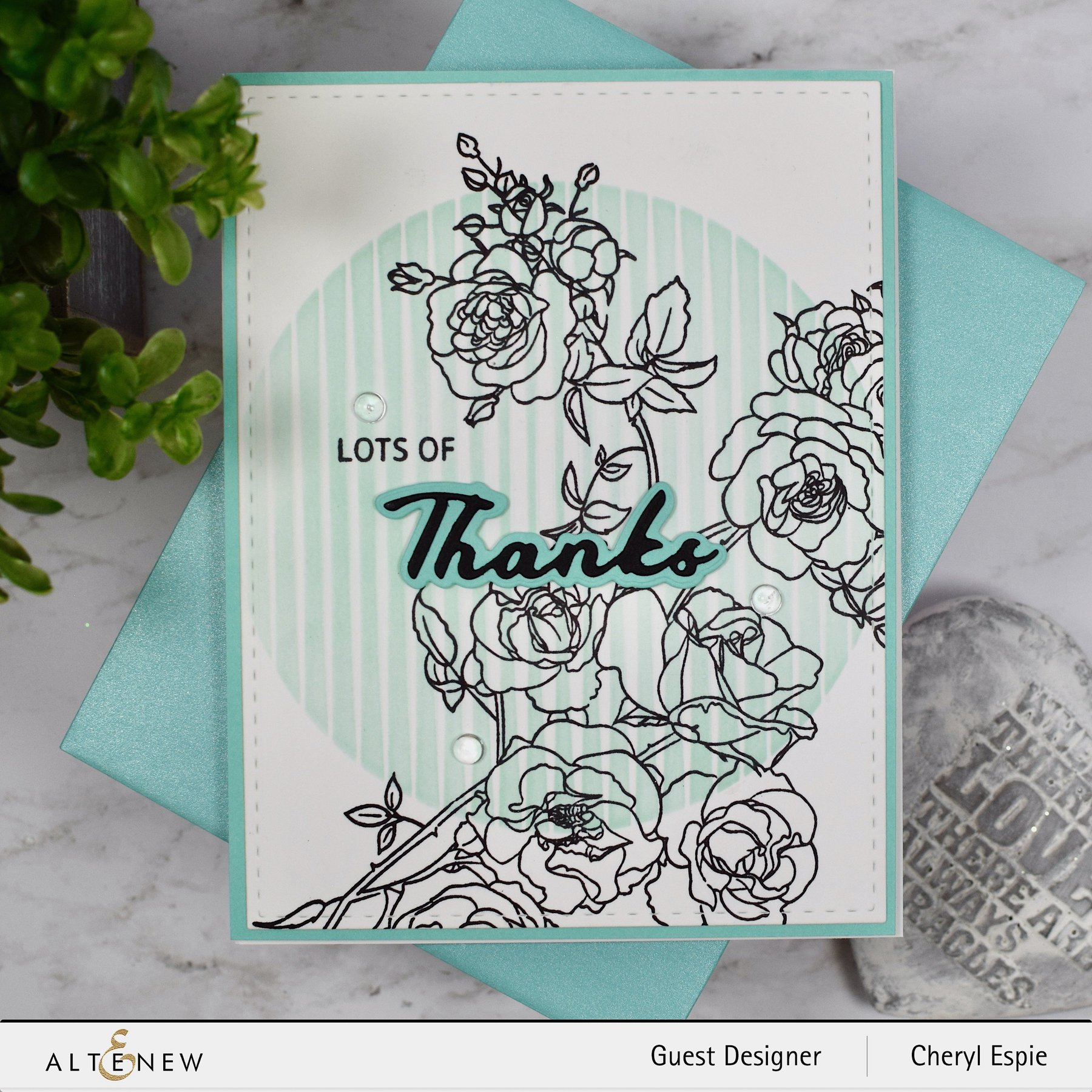 ALTENEW -Simple Greetings Die Set - 4