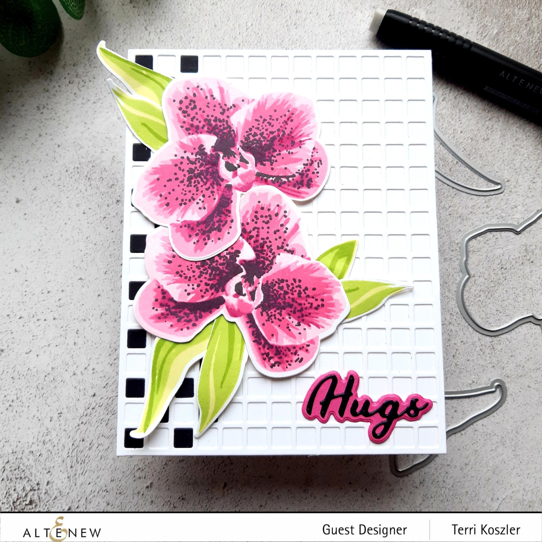 ALTENEW -Simple Greetings Die Set - 14