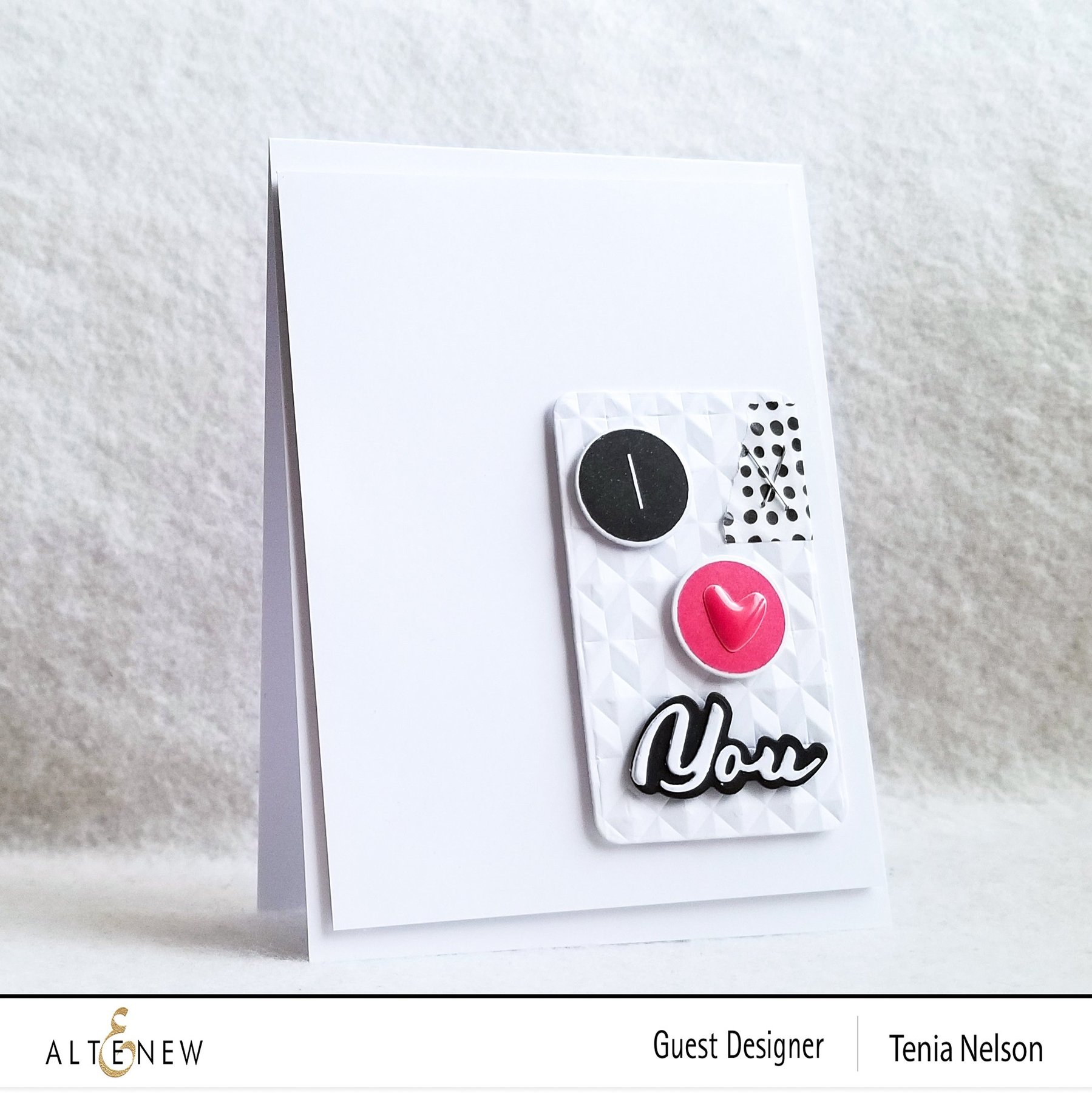ALTENEW -Simple Greetings Die Set - 12
