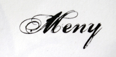 Inkido - Meny 3