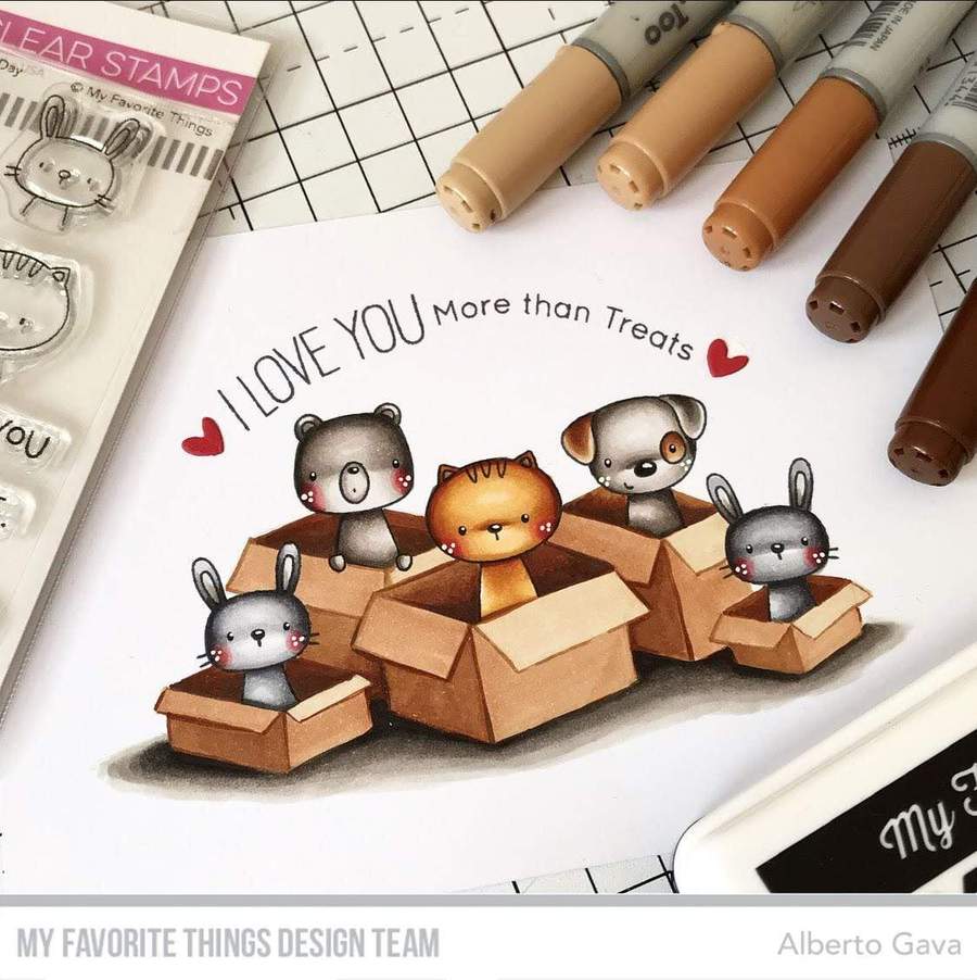 MY FAVORITE THINGS -Missing You Every Single Day  STAMP & DIE SET - 4