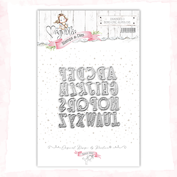 MAGNOLIA-DooHickey  -BC22 Boho Chic Alpha {Metall Cutting Dies}