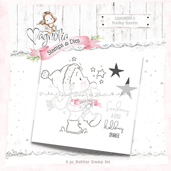MAGNOLIA -MoC22 12 Month´s of Christmas ~ Holiday Sparkle {Rubber Stamp Sheet}